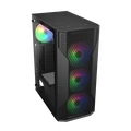 Gabinete Gamer Cougar MX110 RGB, Mid-Tower, Janela Lateral, 4 Fans RGB, Preto - 382BD20.0001
