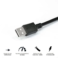 Cabo Extensor Pcyes USB A 2.0 Macho Para USB A 2.0 Femea Puro Cobre 2 Metros - Puamf2-2
