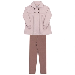 Conjunto Casaco Matelasse Grão Randa Mundu - Feminino