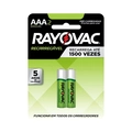 Pilha Recarregavel Rayovac Aaa Palito 600mah Com 2 Unidades