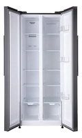 Geladeira Refrigerador HQ Frost Free Side By Side 460 Litros Cinza HQ-460SBSFF