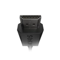 Cabo Hdmi 2.1 Pcyes Conector 90º Horizontal - Preto - 3m - Nylon - Phm21-3hnp