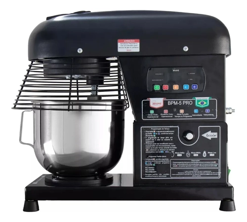 Batedeira Planetária Profissional 5l Maná Pro Bpm-5 - Preto