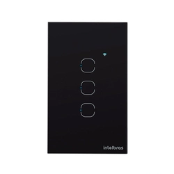Interruptor Smart Wi-fi Touch 3 Preto Ews 1003 4850018
