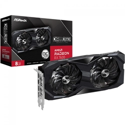 Placa de vídeo 8GB RX7600 Asrock Challenger - 90-GA41ZZ-00UANF