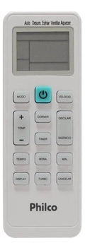 Ar Condicionado Split Philco Hi Wall Inverter 12.000 Btu/h Frio Monofásico Branco Pac12fc Branco 220v 220v
