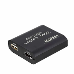 Adaptador Placa Captura Usb 2.0 P/ Hdmi (with Loop) Ref. Uv-04
