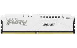 Memória Kingston Fury Beast 32GB RGB, 6000MHz, DDR5, CL30, WHITE - KF560C30BWA-32