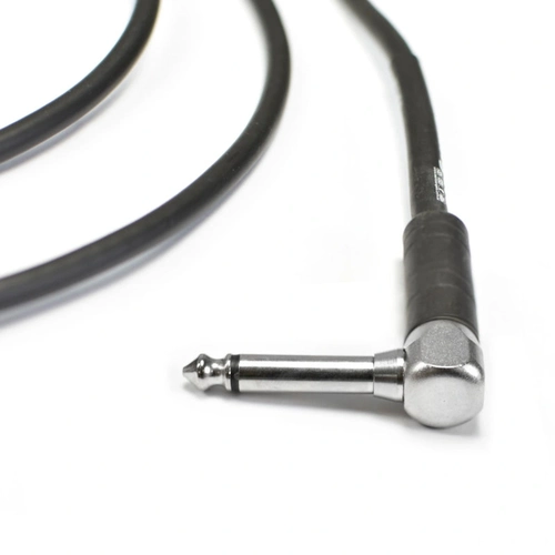 Cabo de Guitarra Angel l 0,30mm P10/p10 90º 10ft 3,05 m Preto