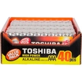 Pilha Alcalina Aaa 1,5v Lr03gcp (c/40 Pilhas) toshiba