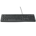 Teclado Multimídia Logitech K120, Fio com Entrada USB, Preto - 920-004423
