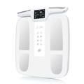 Balança Inteligente Bioimpedância Digital Corporal Relaxshop Bio Ultra Branca c/ Eletrodos – 55 Análises, Bluetooth