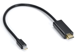 Cabo Adaptador/conversor Mini Displayport Macho para Hdmi Macho 30 cm