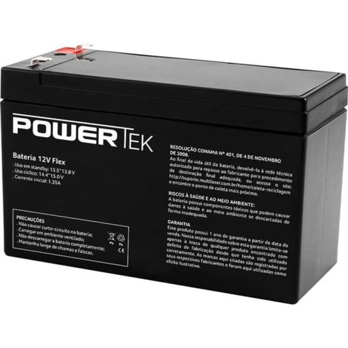 Bateria Selada 12v 4,5ah Flex En012a Powertek