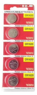 CR1620 Panasonic  - 3V Lithium cartela c/5un.
