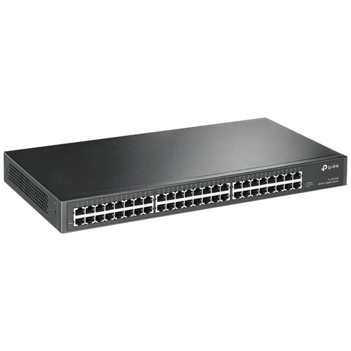 Switch Tp-link Montável Em Rack Gigabit de 48-portas 10/100/1000 - Tl-sg1048