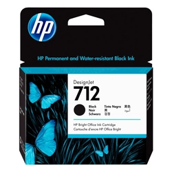Cartucho De Tinta Hp 712 Preto Pluk 80ml - 3ed71a