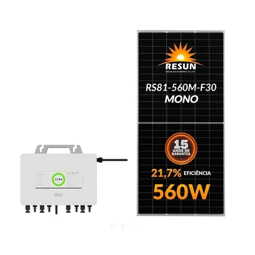 Gerador Solar Micro Saj 10,64 Kwp Mon. 220v Fibromadeira (11,25k/560w)