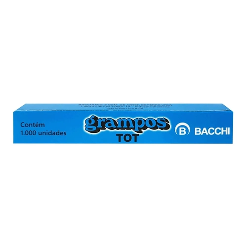 Grampo TOT Galvanizado C/1000 Bacchi