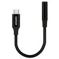 Cabo Usb-c para P3 Fêmea - Preto - 15cm - P3ucp-15p