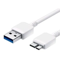 Cabo USB 3.0 Micro USB B HD Externo MD9 1m Branco