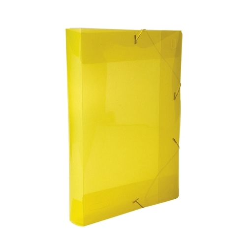 Pasta Aba Elástico Amarelo Ofício Lombo 4cm Dello