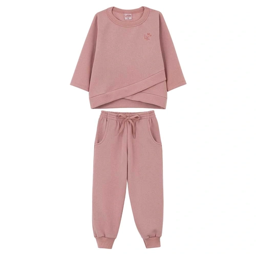 Conjunto Blusão e Calça Moletom Lik Kids - Feminino