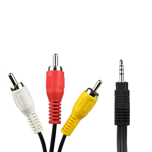 Cabo De Audio/video Evus C-063 3 Rca + P2 1,8m