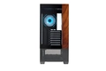 Gabinete Cooler Master Elite 690 Wood Atx Vidro Panoramico 3 Fans Argb Preto    E690-khnn-s00