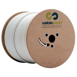 Cabo Coaxial Cabletech Rgc-59 67% Branco - 305 Metros 801216700p00cb22