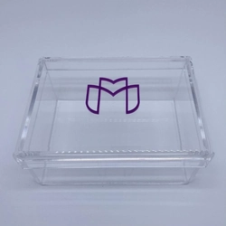 Caixa P tampa removível - Logo alto relevo inicial ou desenho