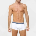 Cueca Lupo Boxer- Kit 2 Peças (Preto/Branco)