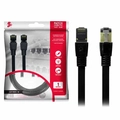 Cabo Patch Info - Patch Cord Cat7 Ftp 600 Mhz / 10 Gbps - 1m - Preto