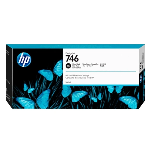 Cartucho De Tinta Hp Preto Fotográfico 746 Pluk 300ml P2v82a