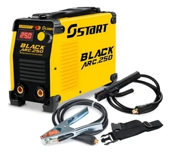Máquina De Solda Inversora 250a Mma Tig Eletrodo Cor Preto/amarelo Black Arc 250 Start