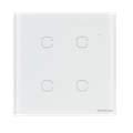 INTERRUPTOR SMART WI-FI TOUCH 4 TECLAS EWS 1004 BRANCO