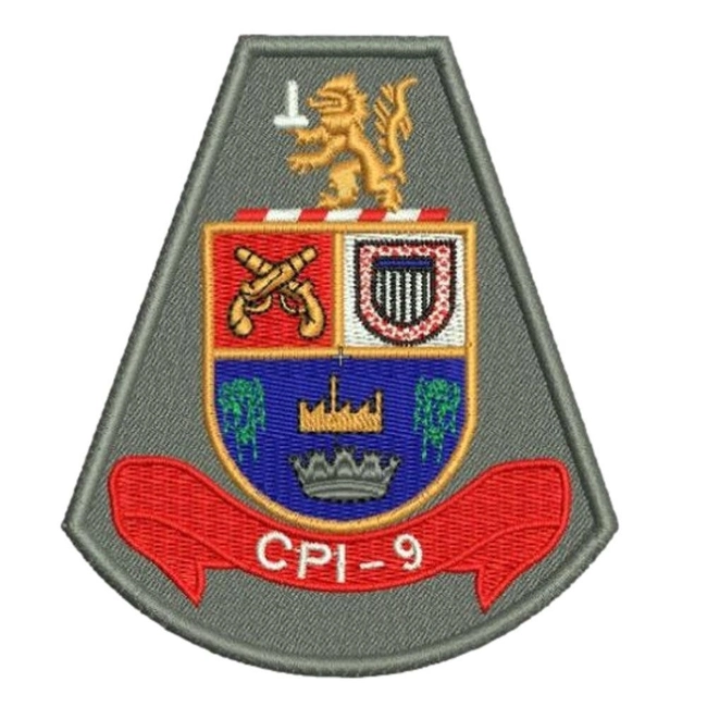 Brasão de Batalhão CPI-9 - Polícia Militar (Bordado)