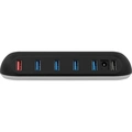 Hub 5 Portas USB 3.0 Deck 5 Preto Streamplify - H75670x