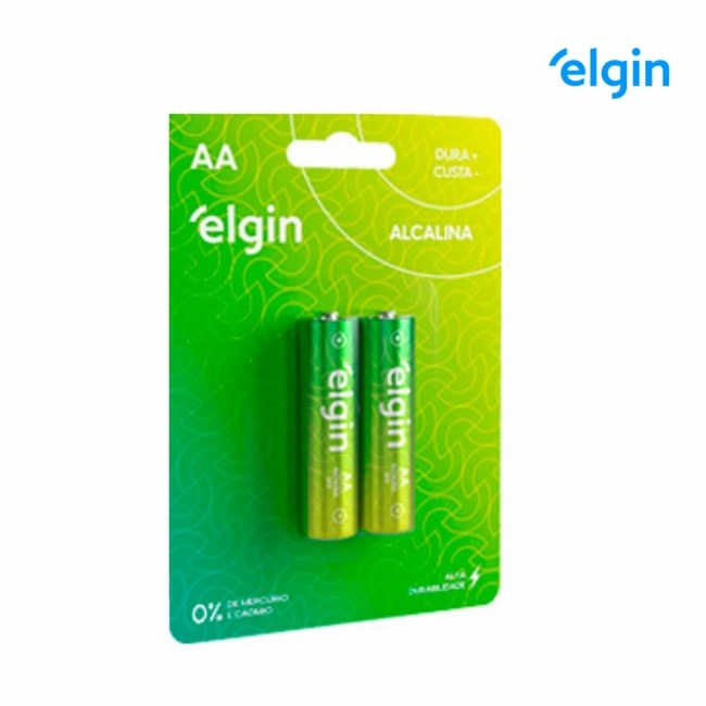 Pilha Alcalina Elgin Energy AA  (C/2)