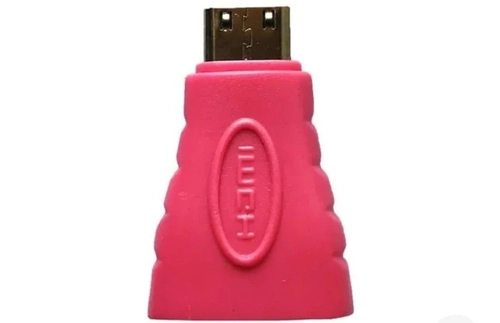 Cabo Hdmi C/ Adapt. Mini-hdmi 5m Rosa