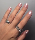 Esmalte Dailus Top Chrome – Efeito Pó Cromado – Silver Top 8ml