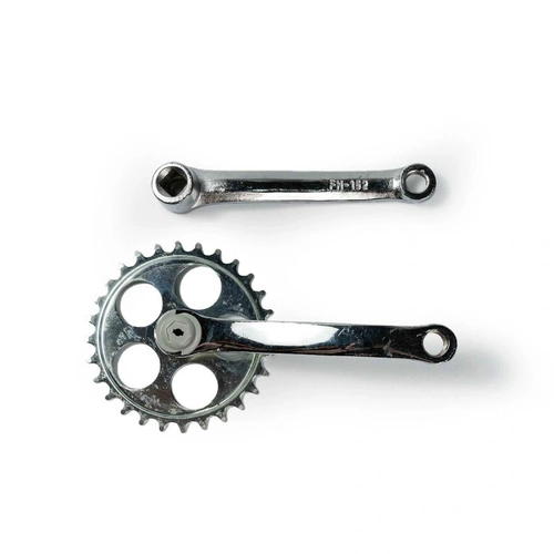 Pedivela Com Coroa Esquerdo Para Bicicleta Eletrica Eb 350/500w