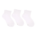 Kit 3 Meias Cano Baixo Brancas Leke - Unissex