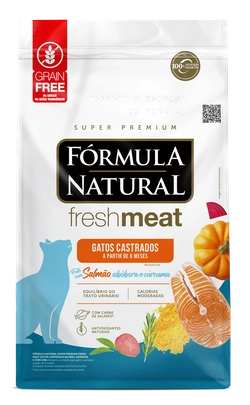 FÓRMULA NATURAL GATO CAST SALMÃO 7KG