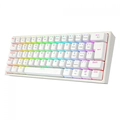 Teclado Mecânico Gamer Redragon Fizz Pro Wireless Branco - K616-RGB-W PT-BROWN