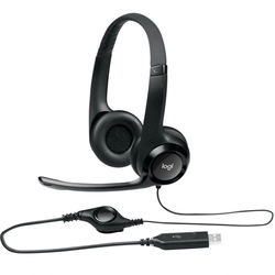 Headset Logitech H390 Preto Estéreo Usb - 981-000014