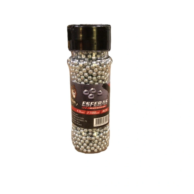 Esfera Airgun Aço 4,5mm 1700 BB´s (Leão)