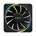 Cooler Fan para Gabinete Sangue Frio 3 Argb Black Vulcan Reverse 120mm Pcyes - Argrvsf3br