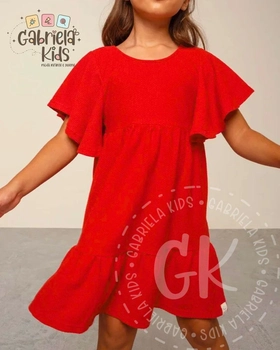 Vestido Piquet Vermelho