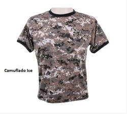 Camiseta Camuflada Digital Ice